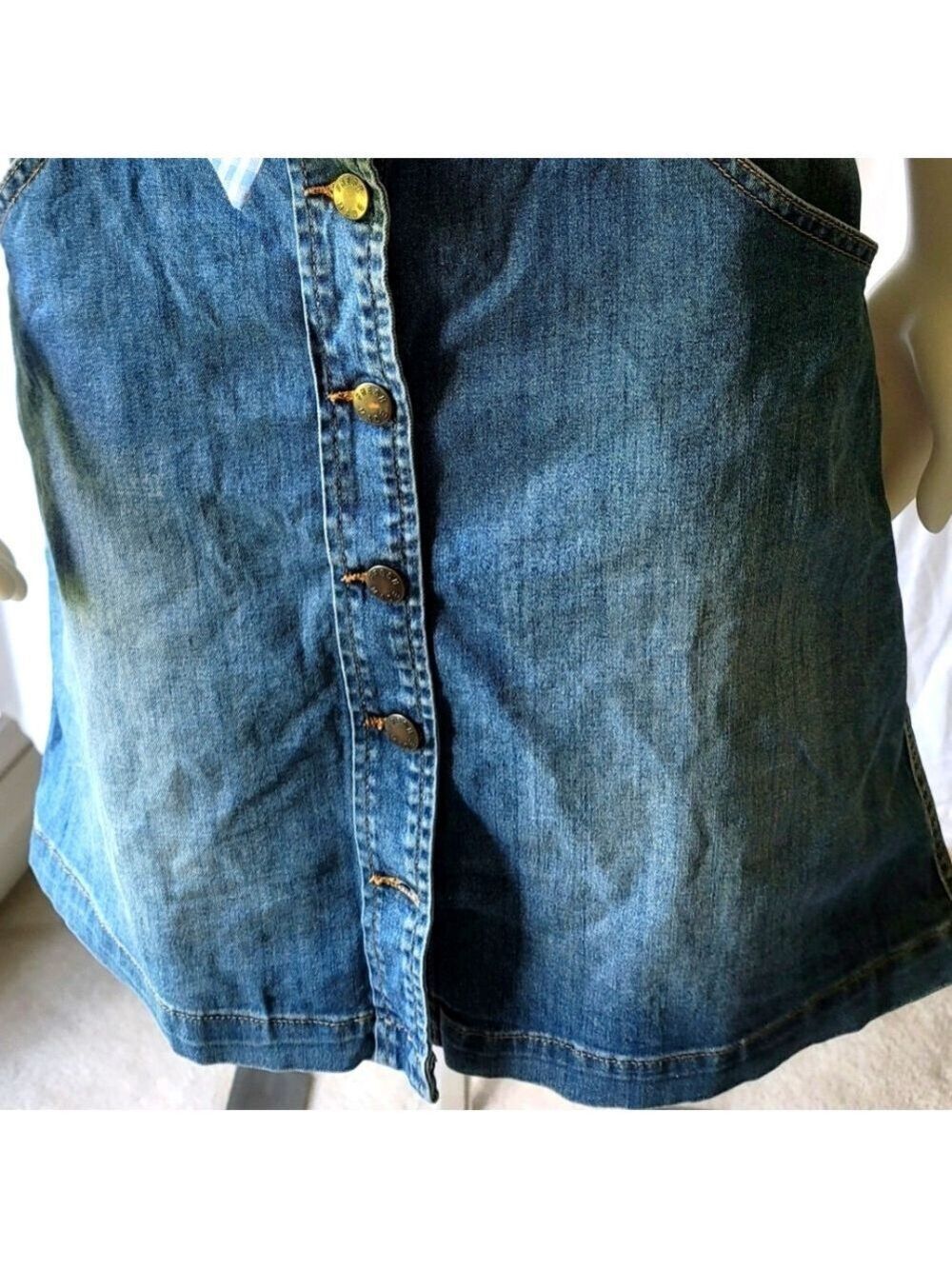 Joe's Button Front Denim Skirt Size 6